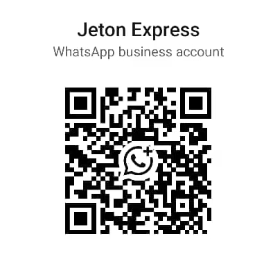 Jeton Dock WhatsApp QR code